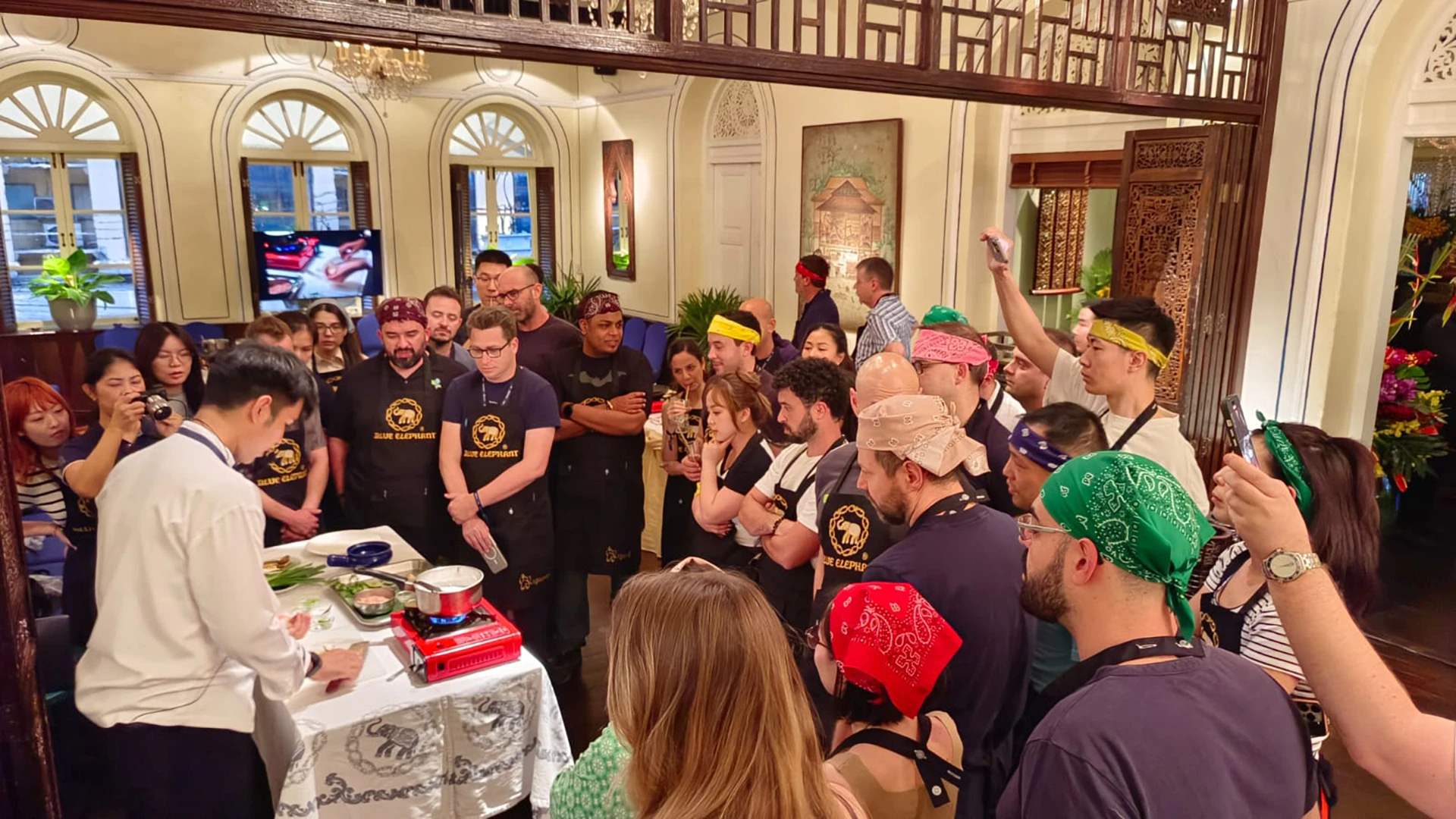 Corporate incentive travel cooking class with chef Bangkok