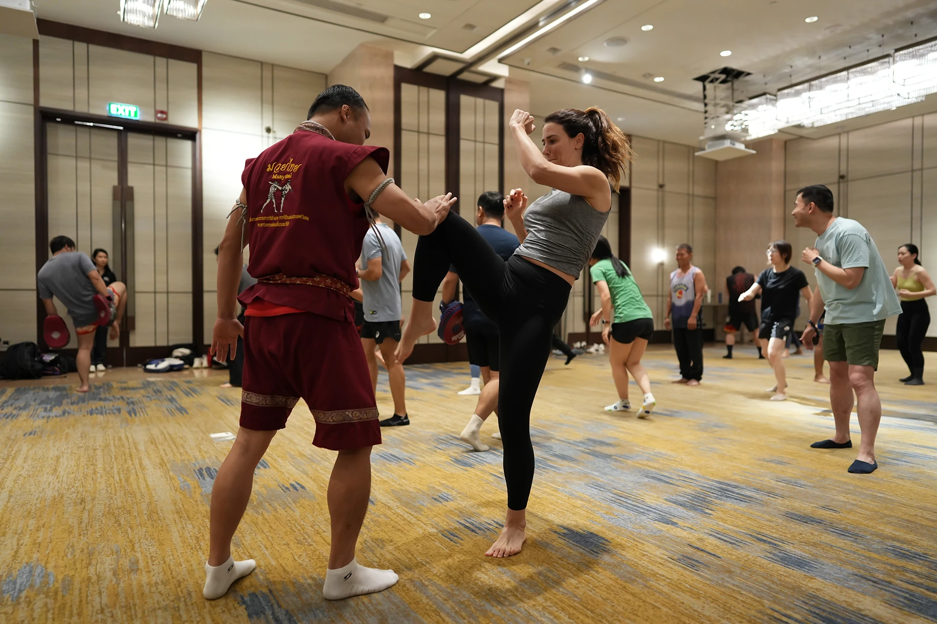 Corporate incentive travel Muay Thai workshop team activity